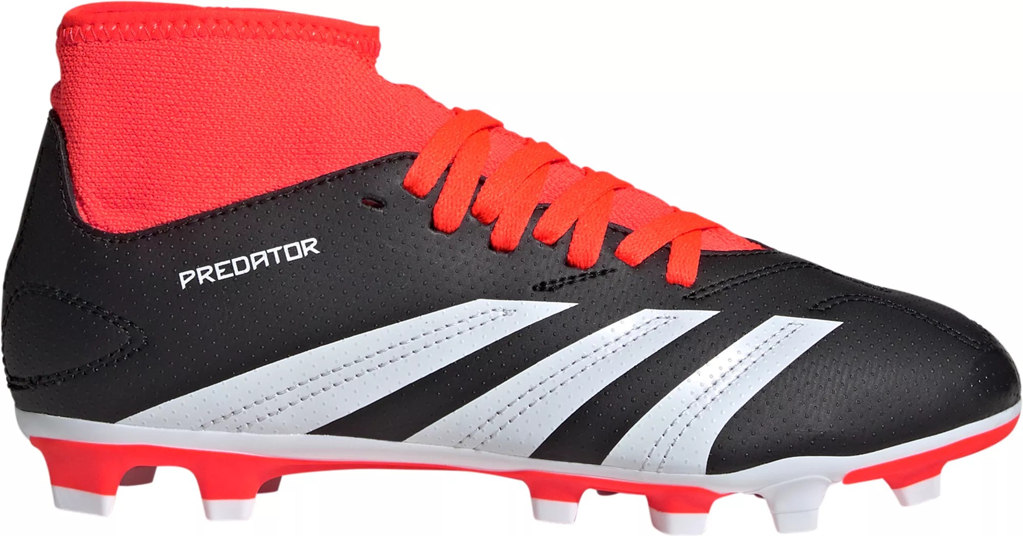 Adidas Youth Predator Club FxG Soccer Cleats ??? Black/White Sizes 2Y???6Y